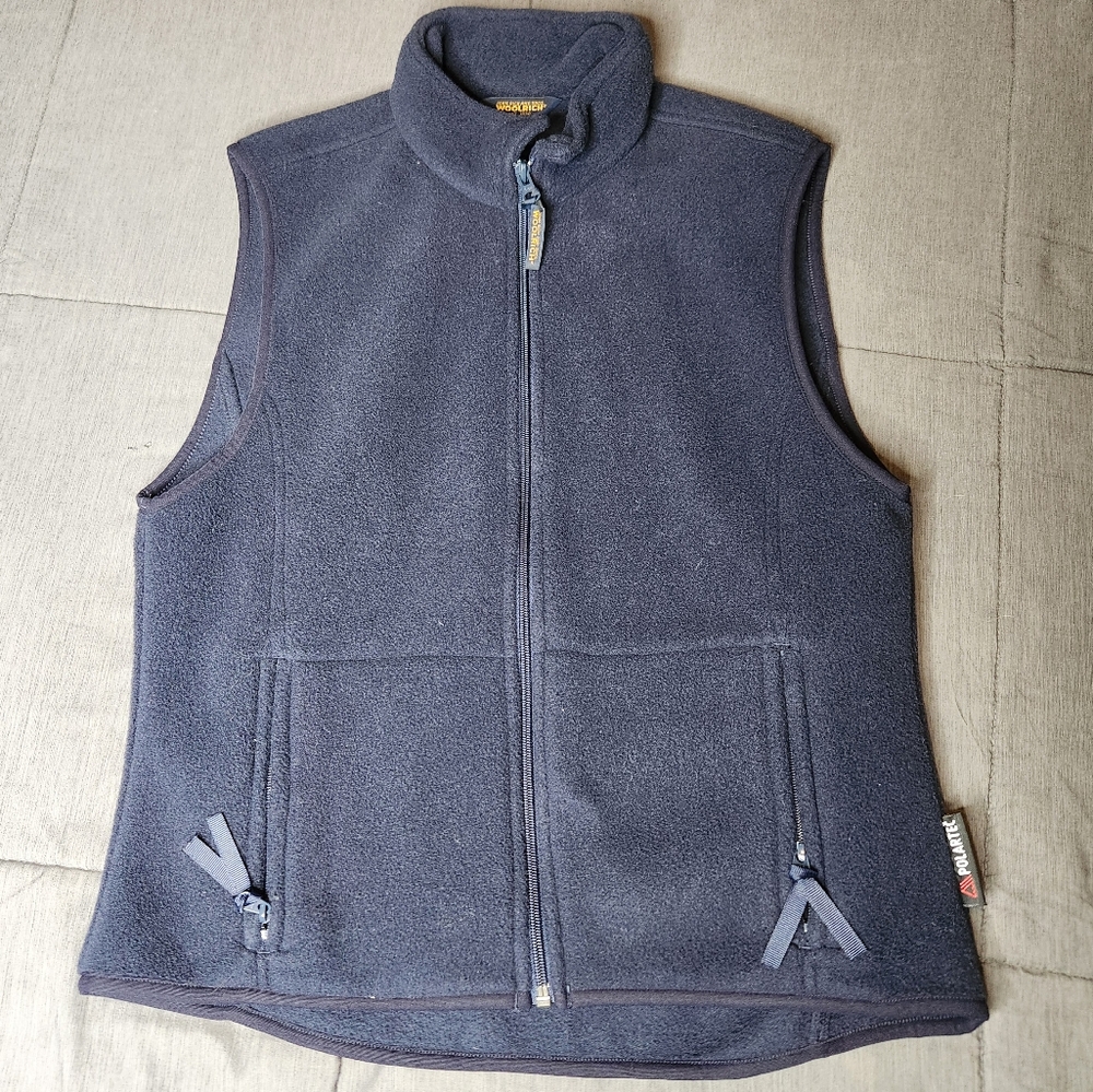 Woolrich Navy Fleece Vest